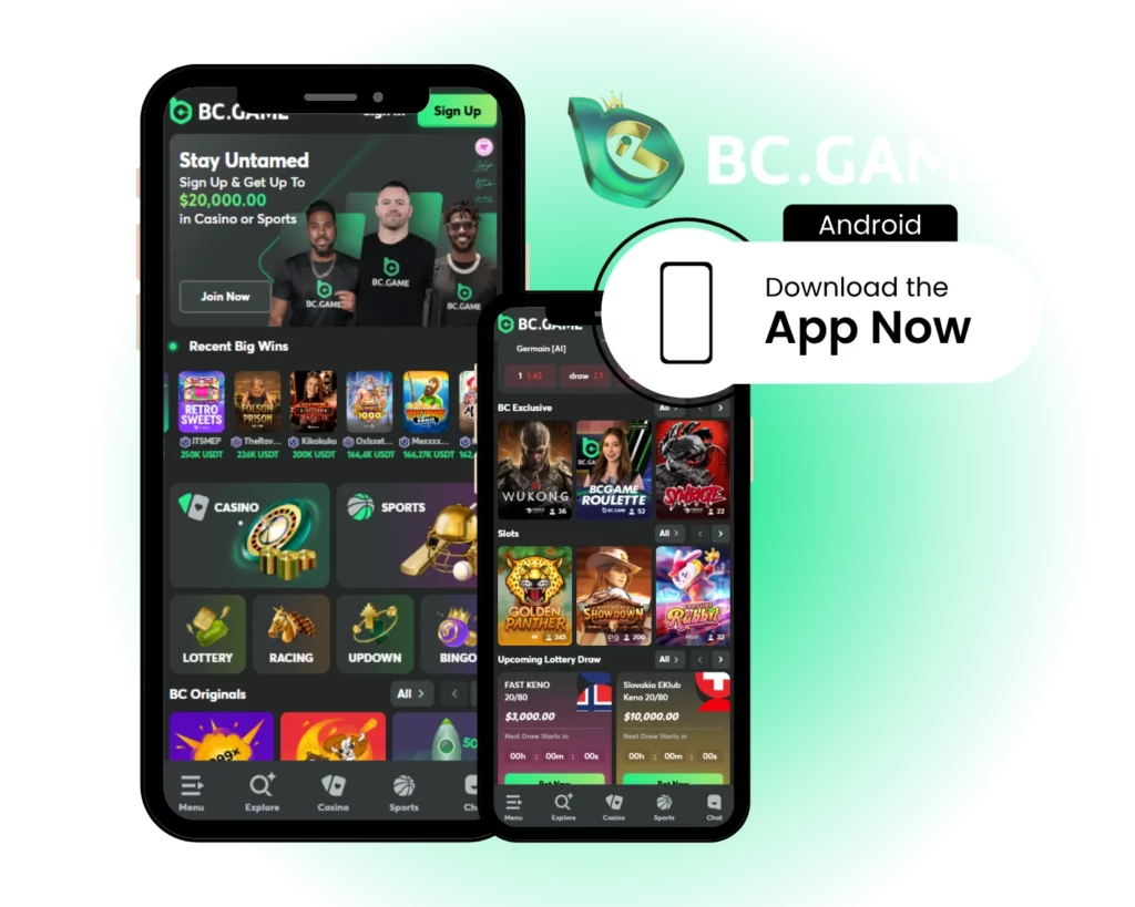 भारत में Android के लिए BC गेम ऐप डाउनलोड करें